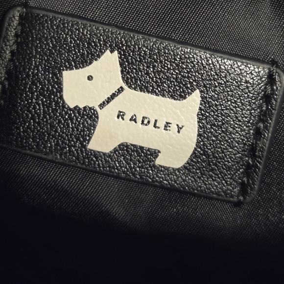 Radley London Pocket Essentials Medium Ziptop Backpack - Black & Rose Gold - Picture 10 of 15